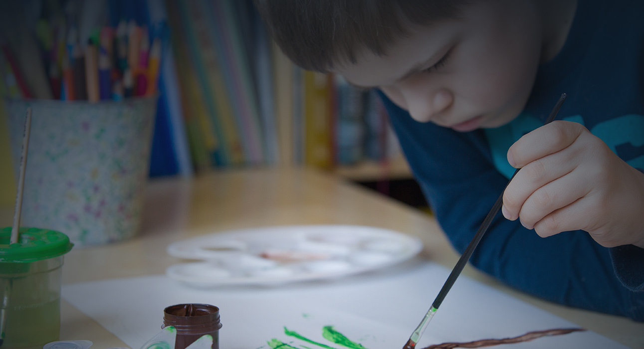 A child drawing